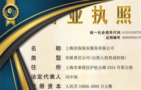 公司營業(yè)執(zhí)照