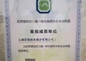 服務民生做貢獻  立足本職譜新篇 ——宗保公司獲得“虹橋鎮(zhèn)安防力