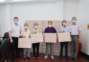 宗保公司八一建軍節(jié)慰問(wèn)軍休干部